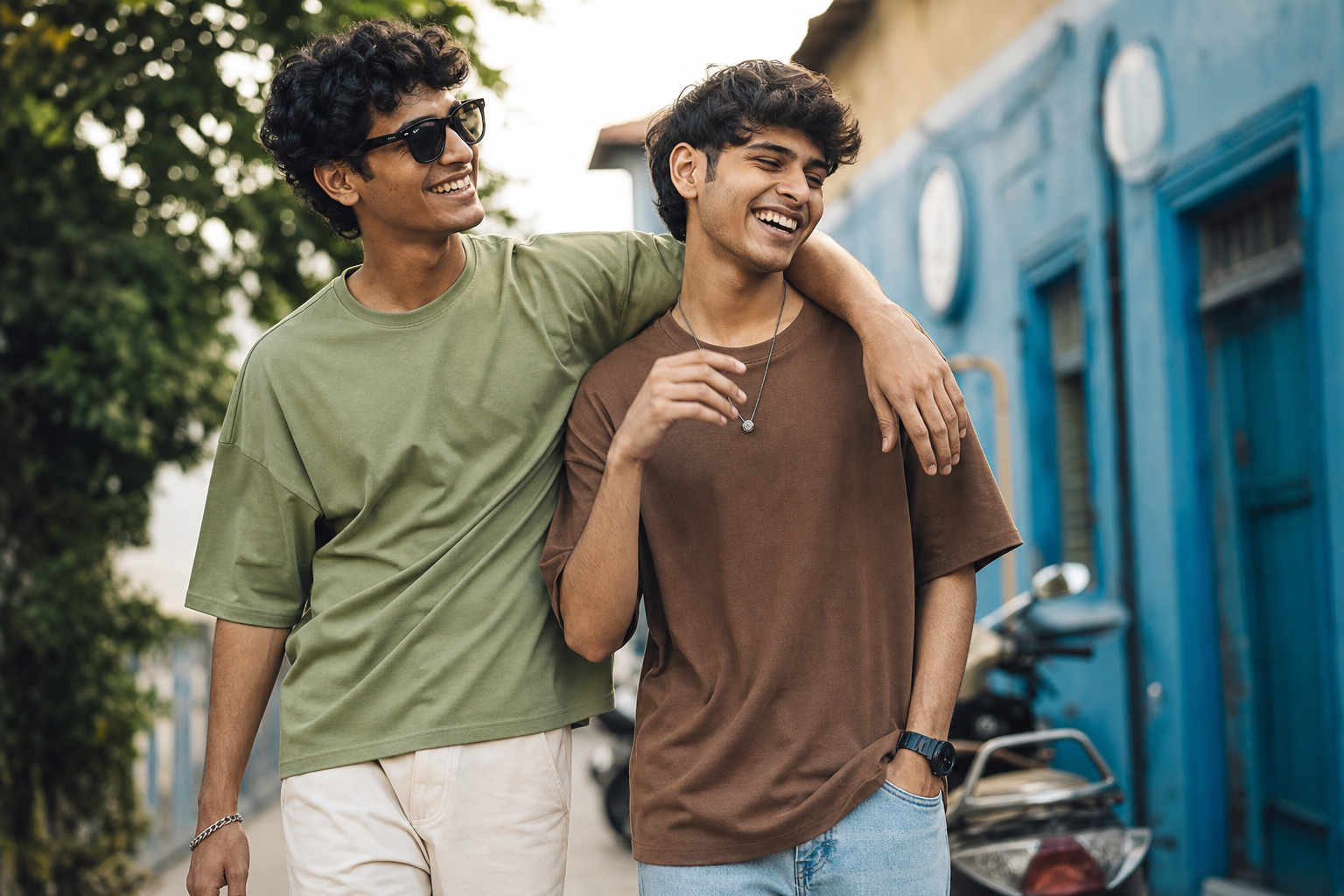 ALDOS casual T-shirt friends lifestyle editorial