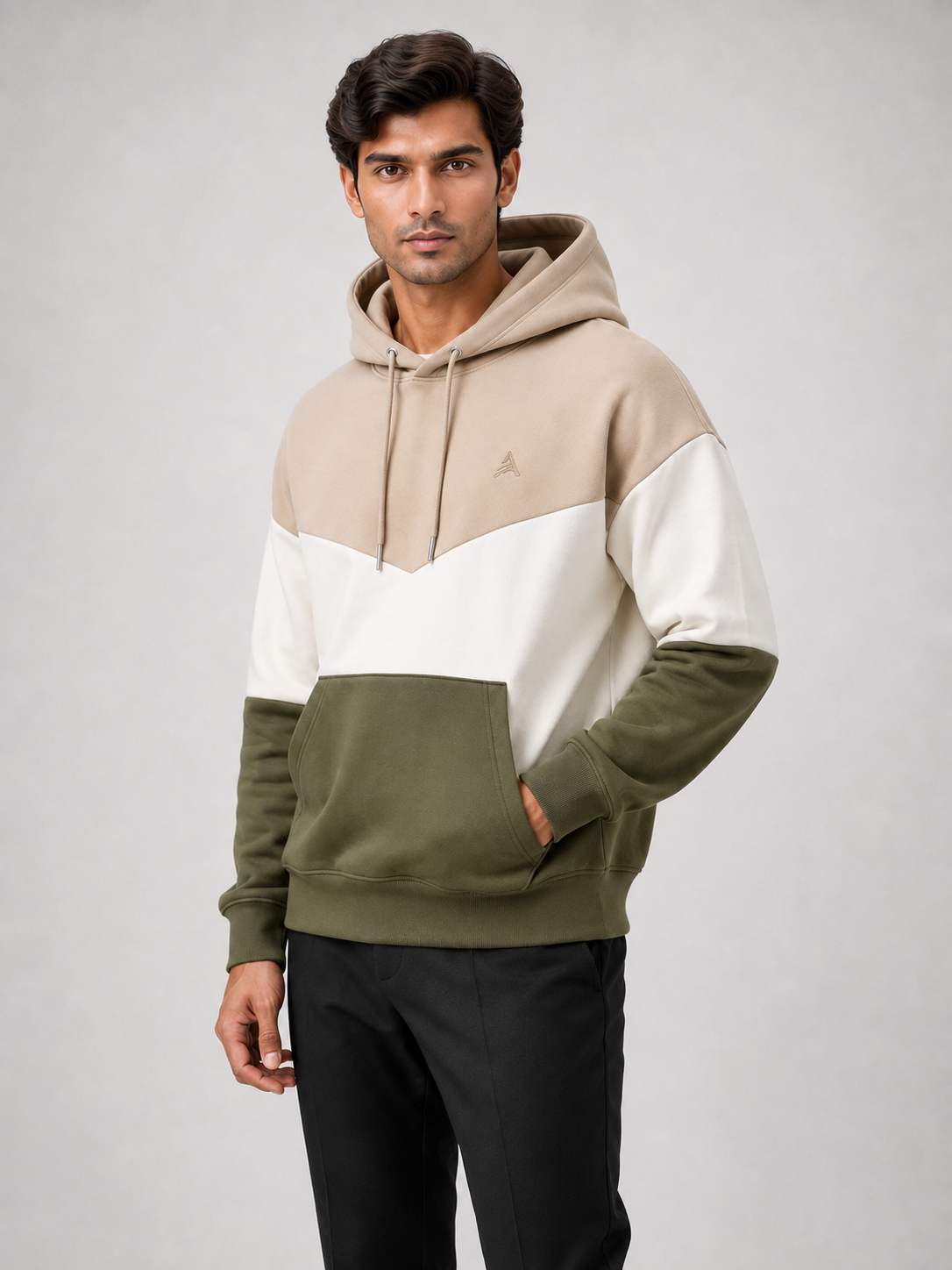 Monarch Luxe Colorblock Hoodie