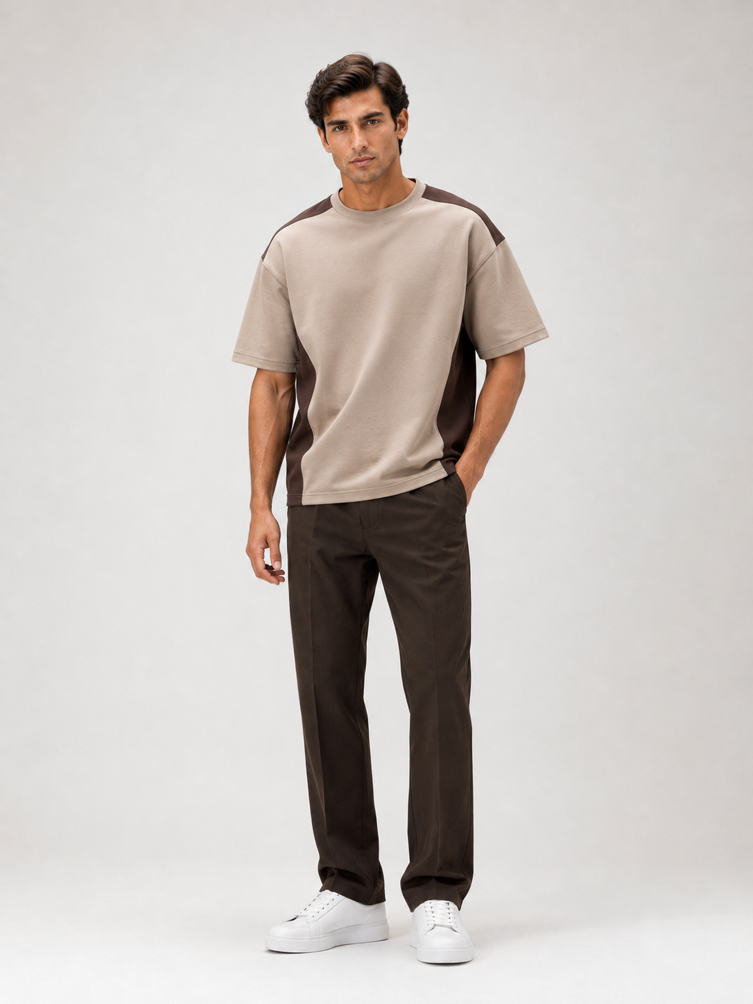 Nova Signature Contrast-Paneled T-Shirt
