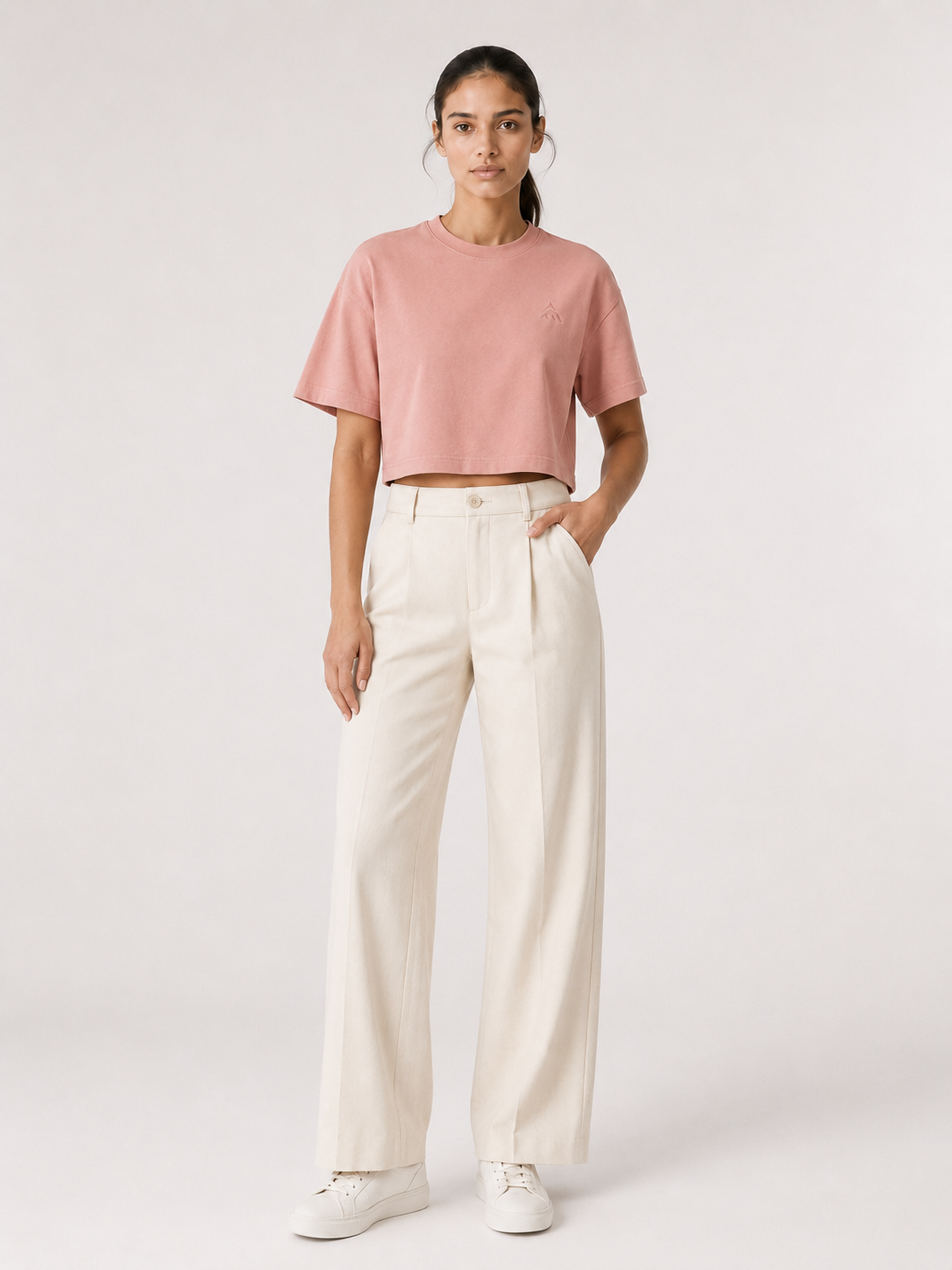 Celeste Luxe Cropped T-Shirt